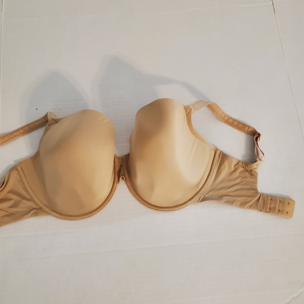 Panache Women's Porcelain Elan Plunge Bra (7326) Beige Underwire, USA 34K